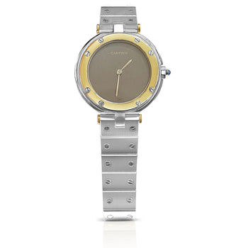 レディース Cartier Santos Ronde クオーツ 27mm ツートーンウォッチ – Assay Jewelers