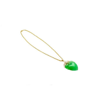 Certified Jadeite Jade Grade A Fei Cui Two Bird Feeding Motif Pendant in 18k – Assay Jewelers
