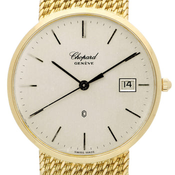Chopard Classic 1094 Circa 1985 18K Yellow Gold Mesh Bracelet Watch – Assay Jewelers
