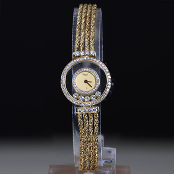 Chopard Happy Diamonds 4066 18K Yellow Gold Watch Circa 1985 Full Set – Assay Jewelers
