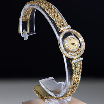 Chopard Happy Diamonds 4066 18K Yellow Gold Watch Circa 1985 Full Set – Assay Jewelers