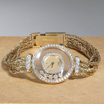 Chopard Happy Diamonds 4066 18K Yellow Gold Watch Circa 1985 Full Set – Assay Jewelers