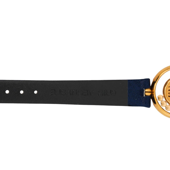 Chopard Happy Diamonds Sport Ref 4097 18K Yellow Gold Diamond Bezel Ladies Watch