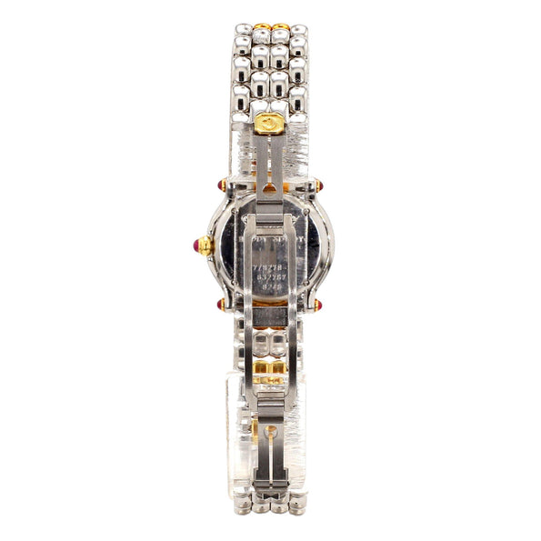 Chopard Happy Sport 8246 Two-Tone Floating Diamond and Ruby 1990 Vintage Watch