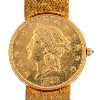 Corum 1895 US 20 Dollar Liberty Gold Coin 18K Yellow Gold 35mm Automatic Watch – Assay Jewelers