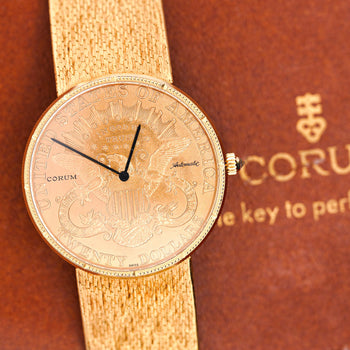 Corum 1895 US 20 Dollar Liberty Gold Coin 18K Yellow Gold 35mm Automatic Watch – Assay Jewelers
