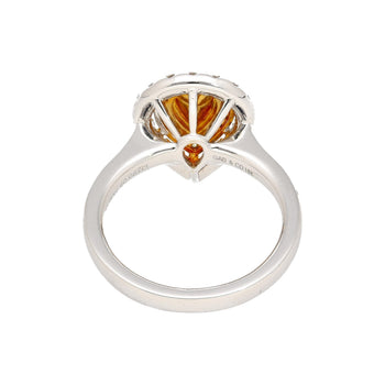 EGL Certified 1.05 Carat Fancy Vivid Yellow Diamond Pear Shape Ring – Assay Jewelers