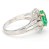 GIA Cert. 2.59 Carat Colombian Emerald & Diamond Platinum Gold Cocktail Ring