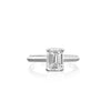 GIA Certified 1.27 carat Emerald Cut Diamond Engagement Ring