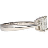 GIA Certified 1.64 Carat Princess Cut Diamond In Tiffany Setting 18K White Gold Ring