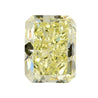 GIA Certified 4.12 Carat Fancy Yellow Radiant Cut Diamond Solitaire Unisex Ring
