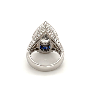 GIA Certified 4.48 Carat Pear Shape, H/SI2, Diamond Ring – Assay Jewelers