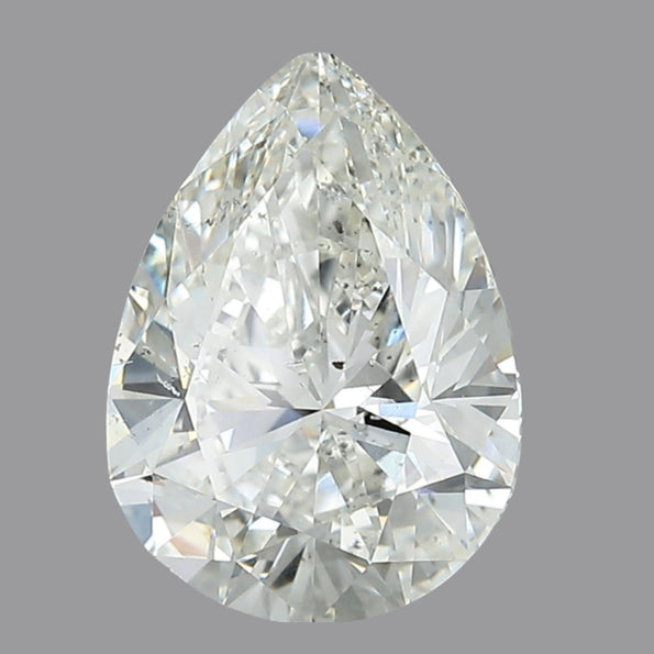GIA Certified 6.76 Carat Pear Cut Diamond Stud Earrings