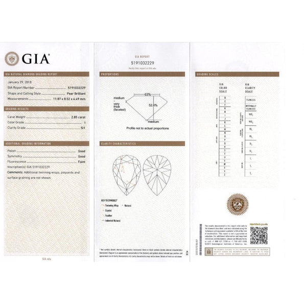 GIA Certified 7.51 Carat Total Pear Cut Diamond Drop Earrings in 18K White Gold