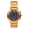 Harry Winston Premier Chronograph 18K Yellow Gold Navy Dial Mens Luxury Watch