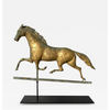 Horse Weathervane in Gold Gilt by J.W Fiske & Company