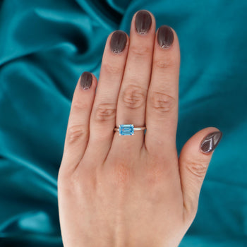 IGI Certified 2.08 Carat Vivid Blue Lab Grown Diamond Engagement Ring – Assay Jewelers