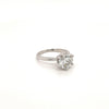 IGI Zertifiziert 2,26 CT G/VS2 Rundschliff Labor Diamant 6-Krappen Ring