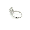 IGI Certified 3.01 Carat Pear Shape Lab Grown Diamond Solitaire Engagement Ring in 14k White Gold