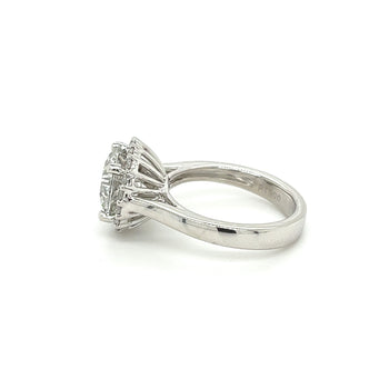 IGI Certified 3.45 Carat Round Cut Diamond in Platinum Setting – Assay Jewelers