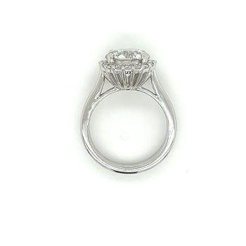 IGI Certified 3.45 Carat Round Cut Diamond in Platinum Setting – Assay Jewelers