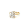 IGI Certified 3.52 Carat Oval G/VS1 Lab Grown Diamond in 14k Yellow Gold Solitaire Ring