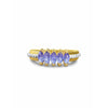 Marquise-Schliff Tansanit in 14k massivem Gold Ring