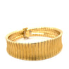 Matte Finish Flexible Bracelet in 18K Solid Yellow Gold