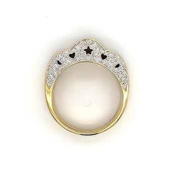 Natural Princess Cut Diamond Star Cluster Ring in 18k gold – Assay Jewelers