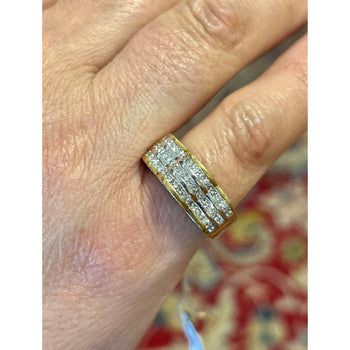 Natural Princess Cut Diamond Star Cluster Ring in 18k gold – Assay Jewelers
