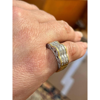 Natural Princess Cut Diamond Star Cluster Ring in 18k gold – Assay Jewelers