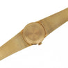 Omega 23mm Fire Black Opal Dial & Diamond Bezel 14K Gold Vintage Watch