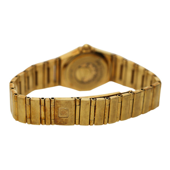 Omega Constellation My Choice 18K Gold Mother of Pearl Quartz Watch w Papers