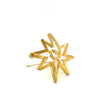 Paloma Picasso für Tiffany & Co. Celestial Star Geometric Pin Brosche aus 18 Karat Gelbgold