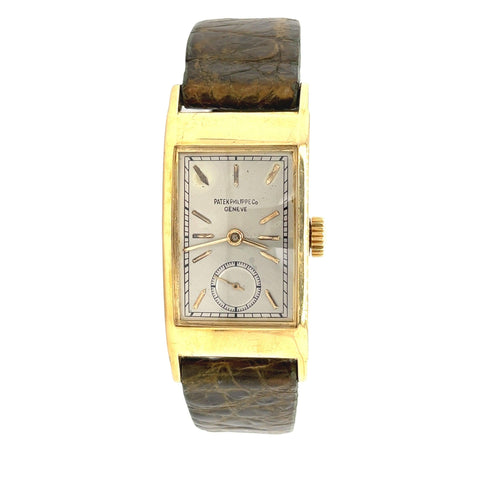 Patek Philippe Chronograph 425J "Tegolino" Watch in 18k Gold with Original box