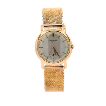 Patek Philippe Geneve Vintage 2506 Manual 18K Gold Mesh Bracelet Watch – Assay Jewelers