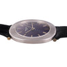 Patek Philippe "Jumbo UFO" Automatic Steel Purple 35mm Dial Leather Strap Watch
