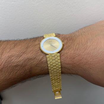 Piaget 2642 18K Gold Ultra-Thin Manual 2-Tone Dial 31mm Watch – Assay Jewelers