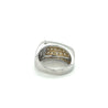 Platinum and 18K Gold Unisex Natural Diamond Pinky Ring