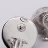 Roberto Coin Frosted Woven Round 18K White Gold Appassionata Stud Earrings