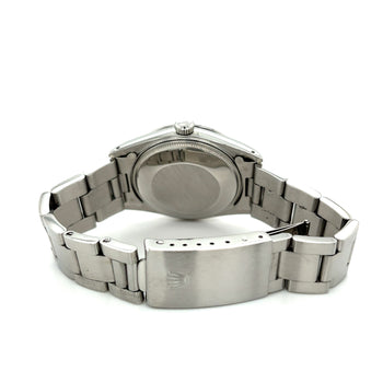 Rolex 34mm Oyster Perpetual Date Ref. 15200 White Dial Roman Numerals and Oyster Bracelet in Stainless Steel Watch – Assay Jewelers