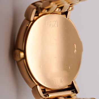 Rolex Cellini 18K Gold 26mm Quartz With Diamond Hour Marker Watch – Assay Jewelers