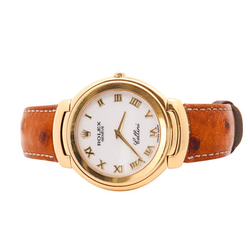 Rolex Cellini 18K Gold 37mm 6623 On Leather Watch Box and Papers – Assay Jewelers
