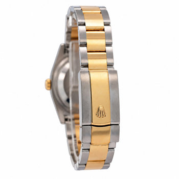 Rolex Datejust 116203 36mm White Roman Dial Two-Tone 18K Gold Oyster Watch – Assay Jewelers
