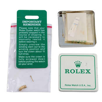 Rolex Datejust 6917 26mm 18K Gold President Diamond Bezel Black Dial Watch – Assay Jewelers