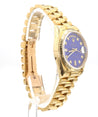 Rolex Day-Date 36mm 18038 Night Blue Diamond Dial 18K Gold Watch