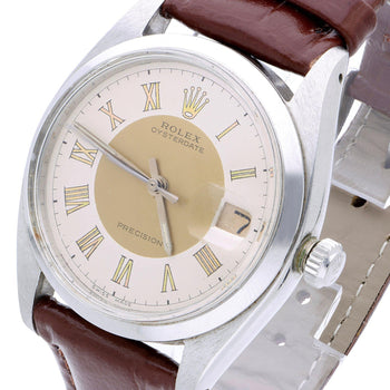 Rolex Oysterdate Precision 6694 Two-Tone Tuxedo Dial Circa 1959 Vintage Watch – Assay Jewelers