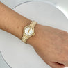 Rolex Precision 22mm Diamond Bezel 18K Gold Watch
