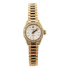 Rolex Precision 22mm Diamond Bezel 18K Gold Watch