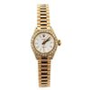 Rolex Precision 22mm Diamond Bezel 18K Gold Watch